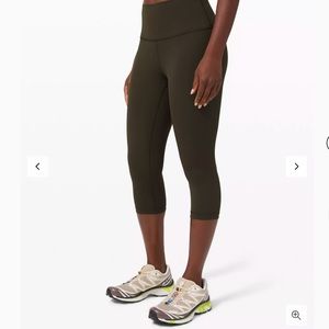 lululemon Luxtreme cropped tights - Olive